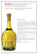 Load image into Gallery viewer, Grand Regnard Chablis 2021 (Half)
