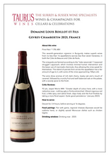 Load image into Gallery viewer, Domaine Louis Boillot et Fils Gevrey-Chambertin 2021