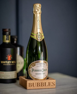 Culinary Concepts 'Bubbles' Beech Wood Single Bottle Coaster