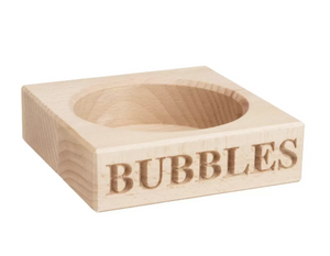 Culinary Concepts 'Bubbles' Beech Wood Single Bottle Coaster