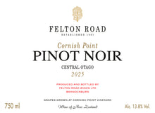 Load image into Gallery viewer, Felton Road 'Cornish Point' Pinot Noir 2025 (6x75cl) [in bond ex VAT]
