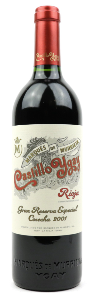Marques de Murrieta Castillo Ygay Gran Reserva Especial 2001 (The Hollywood Collection)