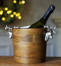 Load image into Gallery viewer, Culinary Concepts Huntsman Stag Head Wooden Wine Cooler
