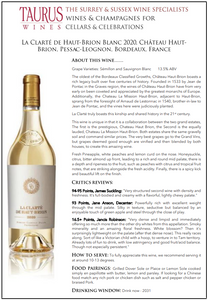La Clarté de Haut-Brion Blanc 2020