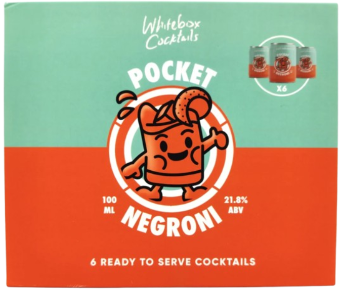 Whitebox Classic Cocktail Negroni Box 6x Pack