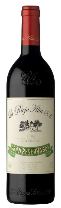 La Rioja Alta S.A. Rioja 'Cosecha' Gran Reserva 904 2001 (The Hollywood Collection)