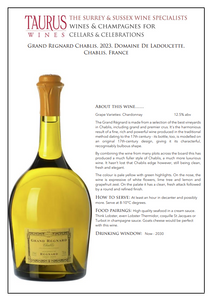 Grand Regnard Chablis 2021 (Half)