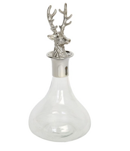 Culinary Concepts Decorative Decanter with Stag Stopper