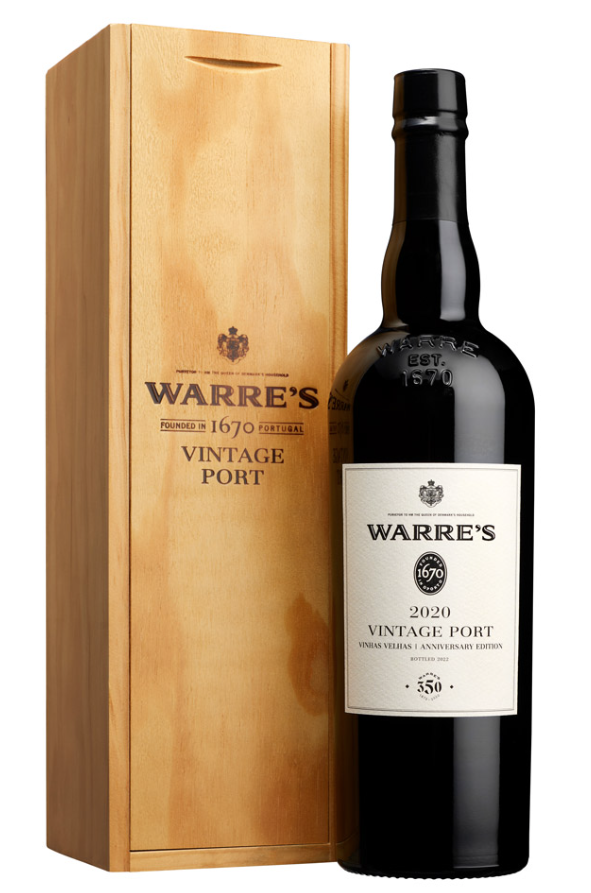 Warre’s 2020 Vinhas Velhas 350th Anniversary Edition Vintage Port (100 Points)