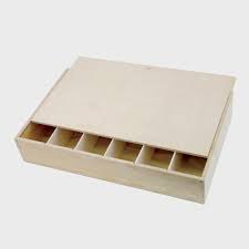 Six Bottle Wooden Gift Box