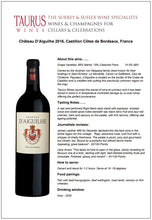 Load image into Gallery viewer, Chateau D&#39;Aiguilhe 2016
