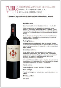 Chateau D'Aiguilhe 2016