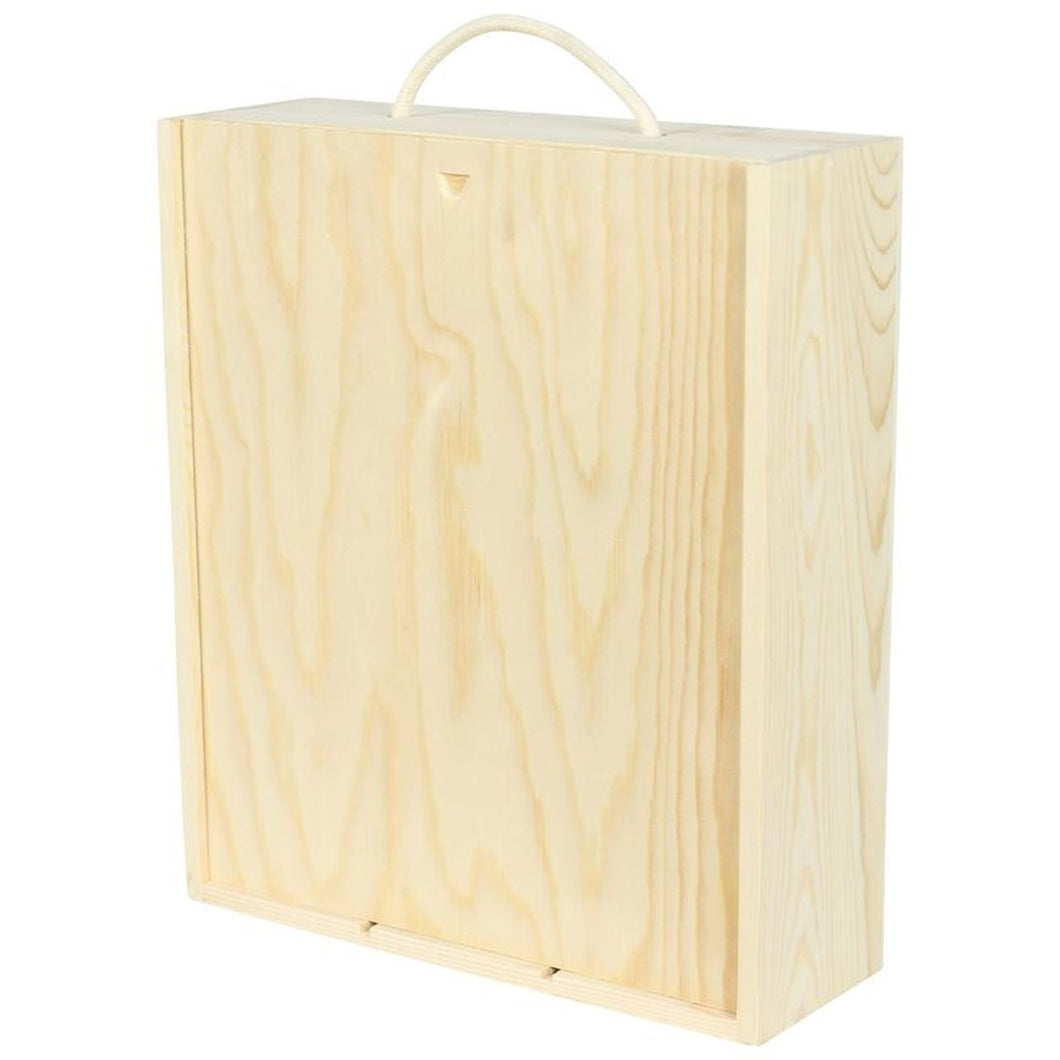 Three Bottle Wooden Box - Taurus Wines