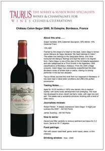 Château Calon-Segur 2000