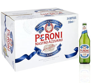 Peroni Nastro Azzuro case of 24 X 330Ml Bottles - Taurus Wines