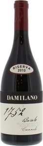 Damilano '1752' Barolo Cannubi Riserva 2010