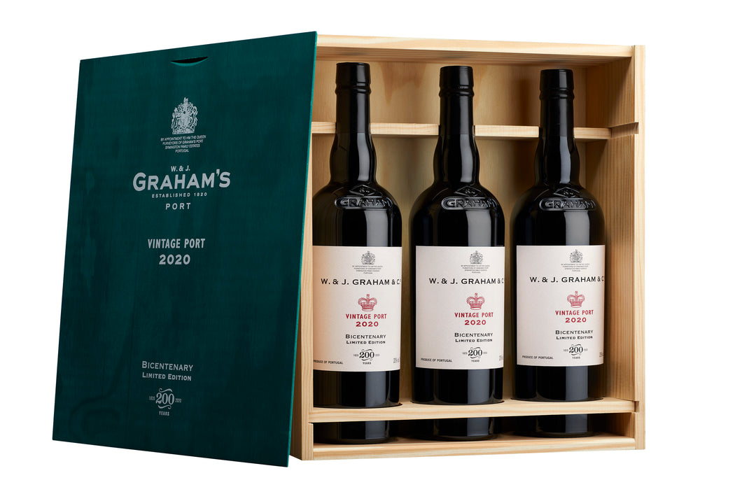 Graham’s 2020 Bicentenary Edition Vintage Port (case of 3)