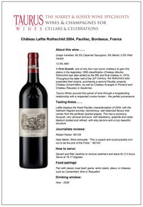 Château Lafite Rothschild 2004
