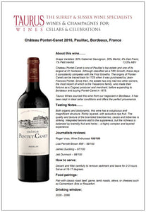 Chateau Pontet-Canet 2016 (100 points)