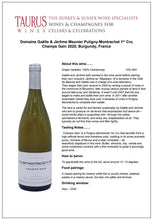 Load image into Gallery viewer, Domaine Gaelle &amp; Jerome Meunier &quot;Champs Gain&quot; Puligny-Montrachet 1er Cru 2020
