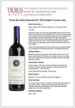 Load image into Gallery viewer, Tenuta San Guido Sassicaia 2017
