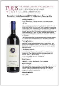 Tenuta San Guido Sassicaia 2017