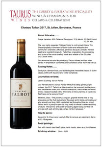 Chateau Talbot 2017
