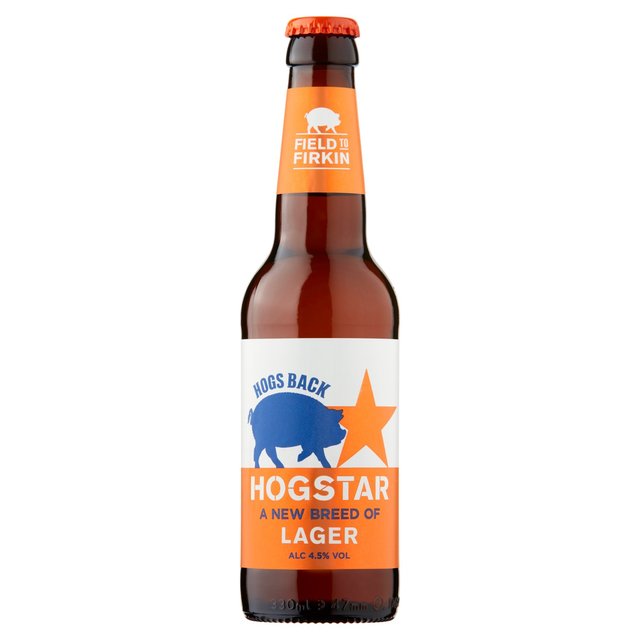 Hogs Back Hogstar Lager (12x330ml) - Local Delivery Only